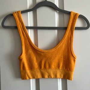 Zara Terrycloth Crop Top/Bralette